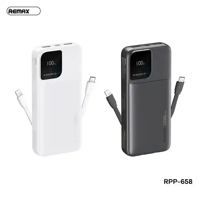 REMAX RPP-658 Rellaen Series 20000mAh Fast Charging Power Bank(2.4A) White